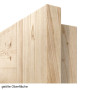 Detailansicht der Oberfläche von Loft I Fichte Massivholz Innentür - Radex