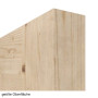 Detailansicht der Oberfläche von Loft XX Fichte Massivholz Schiebetür - Radex