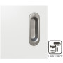 Detail Lack-Oberfläche von Schiebetür Weißlack RAL 9016 Premium LA-01
