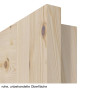 Detailansicht der rohen Oberfläche von Innentür-Set Typ 6002-LA Kiefer Massivholz mit Zarge und Drücker - Radex