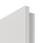Detailansicht der kleinen Rundkante von GARANT Zimmertür 0160-60 Silver Grey CePaL