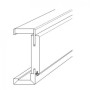 Zeichnung der Zarge von LEBO Schallschutztür-Set Weißlack RAL 9010 mit Zarge