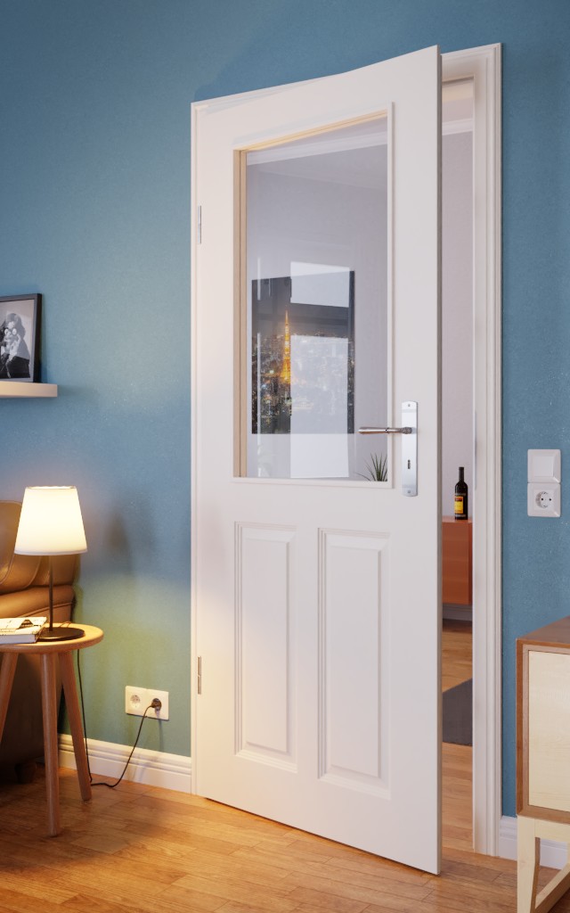 Formelle 40 LA Weißlack-Innentür - Lebo » deinetuer.ch