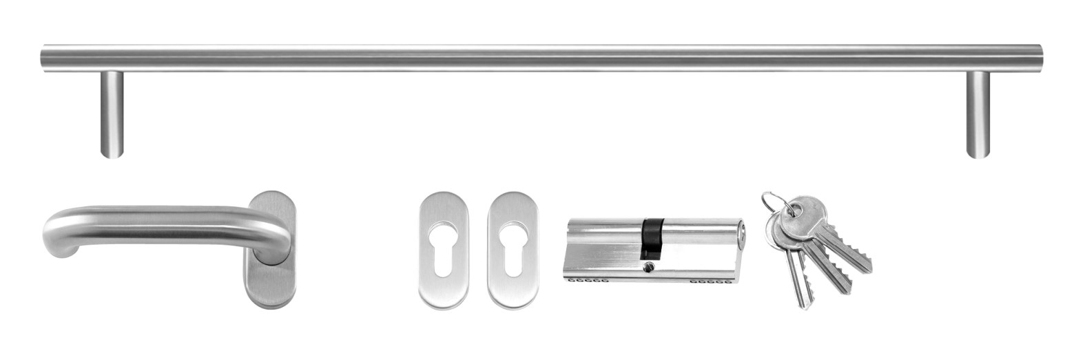 Griff-Set Optima 160 Edelstahl