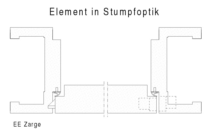 Stumpfeinschlagende Tür 4